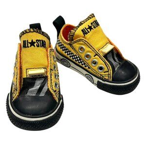 Converse Chuck Taylor All Star Simple Slip Toddler Shoes Taxi Cab Yellow Sz 3‎